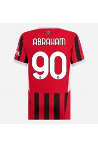 AC Milan Tammy Abraham #90 Jalkapallovaatteet Naisten Kotipaita 2024-25 Lyhythihainen